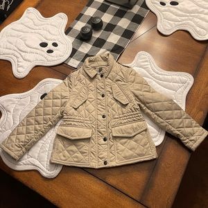 Girls authentic Burberry jacket size 6 year.